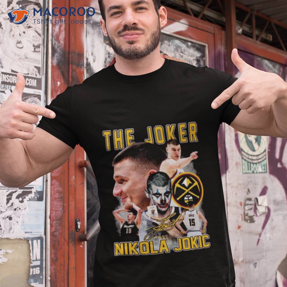 The Joker Basketball Denver Signature Vintage Nikola Jokic Hoodie Shirt
