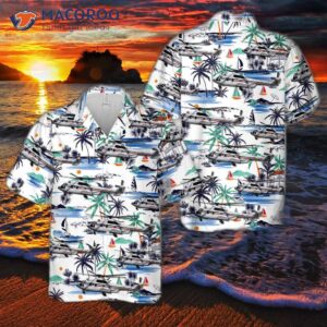 The Mexican Air Force's Eurocopter Ec-225lp Super Puma Mk2+ Hawaiian Shirt