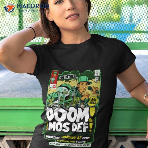 The Mos Def Mf Doom Rapper Shirt