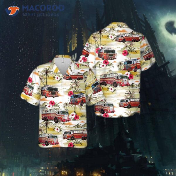 The New York City Fire Departt Rescue Company 1 Hawaiian Shirt