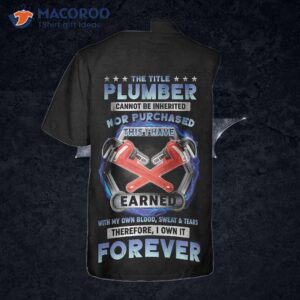 the plumber wore a proud skull hawaiian shirt 1