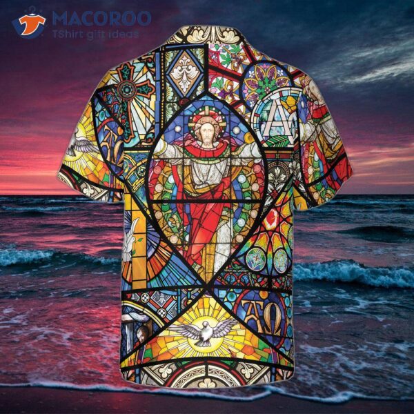 The Resurrection Of Jesus Colored Pattern Hawaiian Shirt