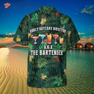 The ‘s Hawaiian Bartender Shirt