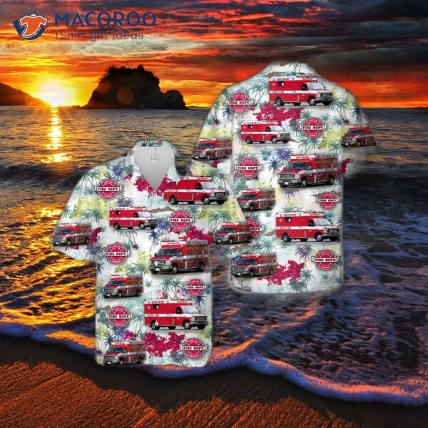 The Seattle Fire Departt Medic One Hawaiian Shirt.