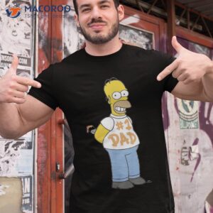 The Simpsons Homer Number 1 Dad Father’s Day V2 Shirt