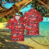 The Texas Plano Fire Departt Hawaiian Shirt