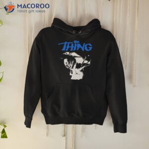 the thing cult horror blue fan art graphic shirt hoodie