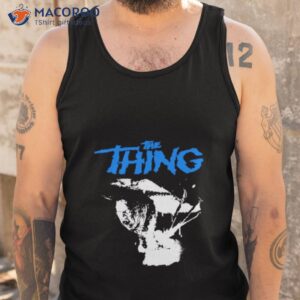 the thing cult horror blue fan art graphic shirt tank top