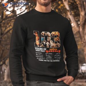The Three Stooges 103 Years Of 1920 2023 Thank You For The Memories Signatures Shirt 2 the three stooges 103 years of 1920 2023 thank you for the memories signatures shirt sweatshirt