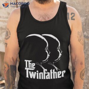 the twinfather funny father of twins dad gift shirt tank top