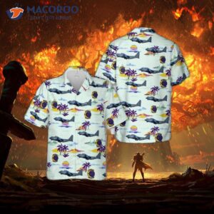 The U.s. Air Force 67th Special Operations Squadron’s Mc-130j Commando Ii Hawaiian Shirt.