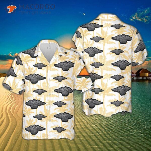 The U.s. Air Force Angel Of Mercy Rescue Wings Hawaiian Shirt.