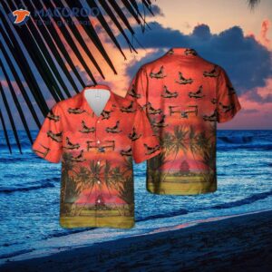 The U.s. Air Force Bell Boeing Cv-22b Osprey Hawaiian Shirt.