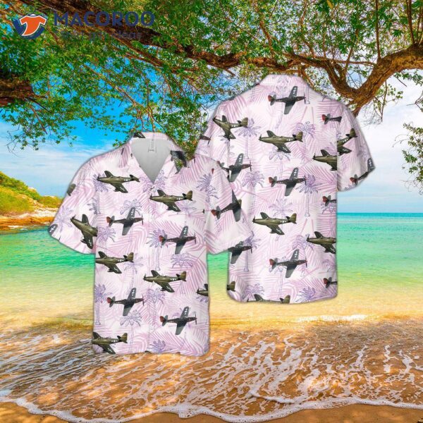 The U.s. Air Force Bell P-63 Kingcobra Hawaiian Shirt