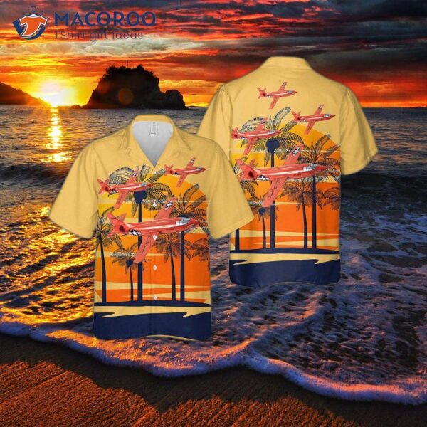 The U.s. Air Force Bell X-1 Hawaiian Shirt.