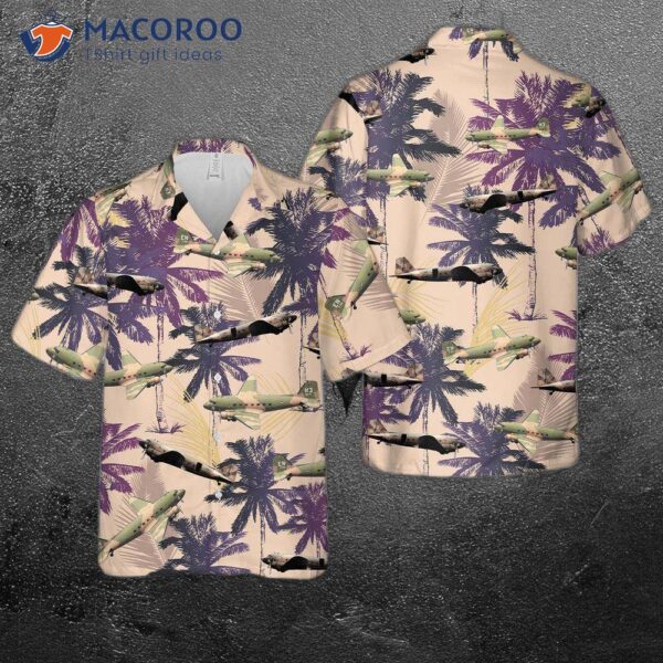 The U.s. Air Force Douglas Ac-47 Spooky Hawaiian Shirt