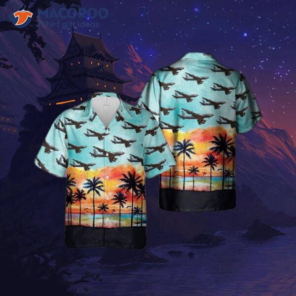 The U.s. Air Force Kc-46 Pegasus Hawaiian Shirt