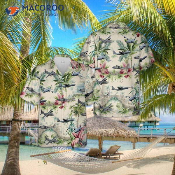 The U.s. Air Force Lockheed C-130 Hercules Hawaiian Shirt.