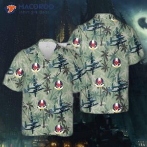 The U.s. Air Force Lockheed Martin Mc-130j Commando Ii Of 1st Special Operations Squadron Hawaiian Shirt.