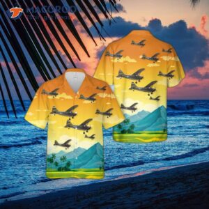 The U.s. Air Force Stinson L-5 Sentinel Hawaiian Shirt