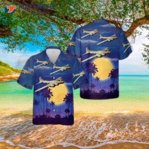 The U.s. Army Boeing B-17 Flying Fortress Of World War Ii Hawaiian Shirt