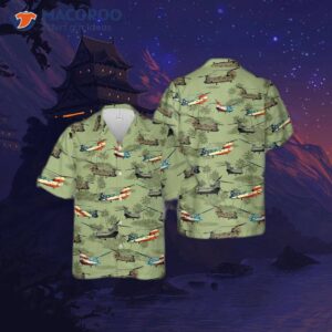 The U.s. Army Boeing Ch-47 Chinook Hawaiian Shirt.