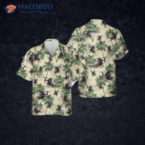 The U.s. Army Boeing Mh-6m Little Bird Hawaiian Shirt.