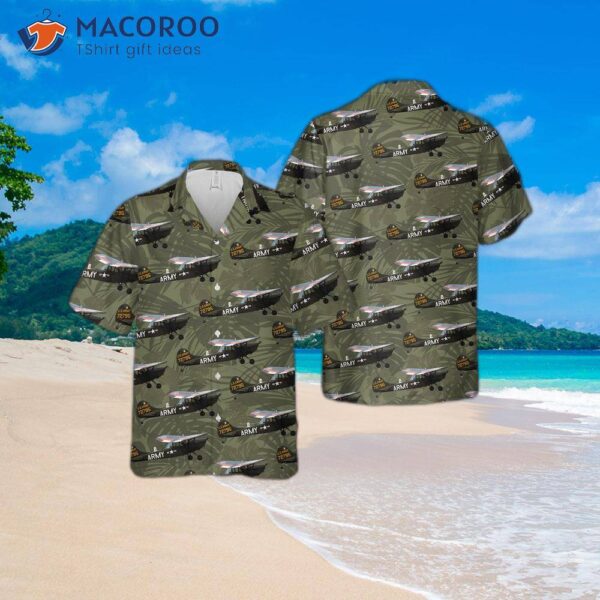 The U.s. Army Cessna O-1 Bird Dog Hawaiian Shirt.