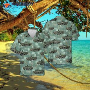 The U.s. Army M1126 Stryker Infantry Carrier Vehicle (icv) Hawaiian Shirt