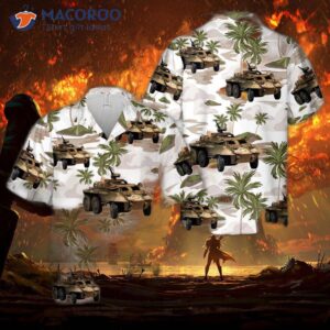 The U.s. Army M20 Armored Utility Vehicle Hawaiian Shirt