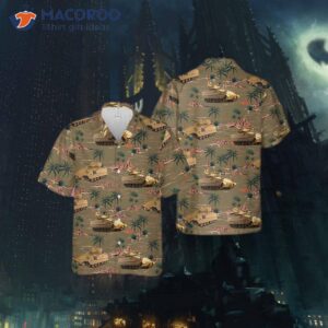 The U.s. Army M2a3 Bradley Hawaiian Shirt.