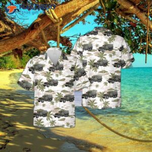 The U.s. Army M3a1 Halftrack Ambulance Hawaiian Shirt