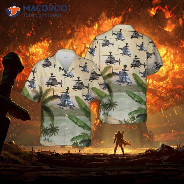 The U.s. Army’s Oh-58 Kiowa Hawaiian Shirt.