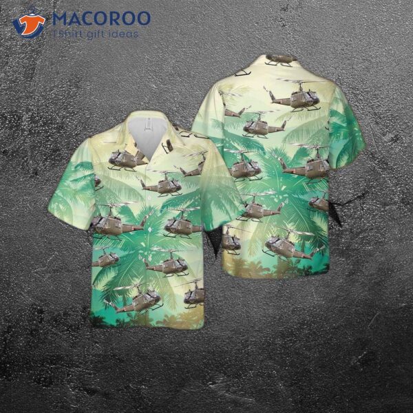 The U.s. Army Uh-1 Huey Hawaiian Shirt.