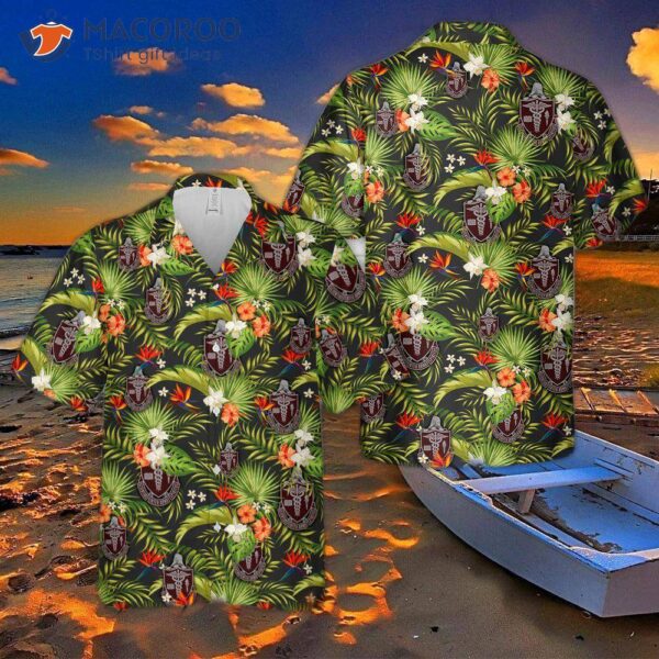 The U.s. Army Walter Reed Medical Center Hawaiian Shirt