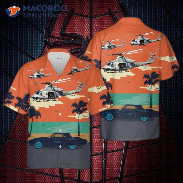 The U.s. Marine Corps Bell Uh-1y Venom (450) Hawaiian Shirt