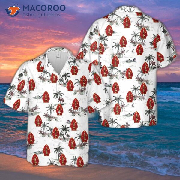 The U.s. Marine Corps’ Second Division (2nd Mardiv) Hawaiian Shirt.