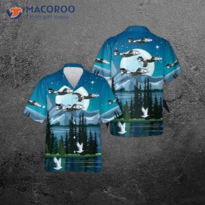 The U.s. Marine Corps Vmaq-2 Grumman Ea-6a Prowler Hawaiian Shirt.
