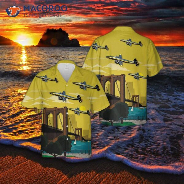 The U.s. Navy Blue Angels’ Lockheed C-121 Hawaiian Shirt.