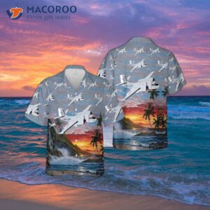 The U.s. Navy Grumman C-1a Trader Of Vr-21 Hawaiian Shirt