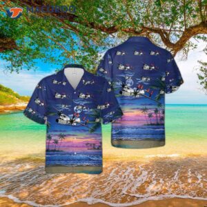 The U.s. Navy Grumman C-2 Greyhound Hawaiian Shirt.