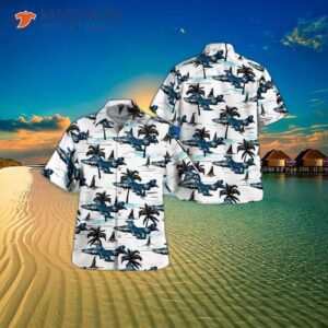 The U.s. Navy Grumman F9f Panther Hawaiian Shirt