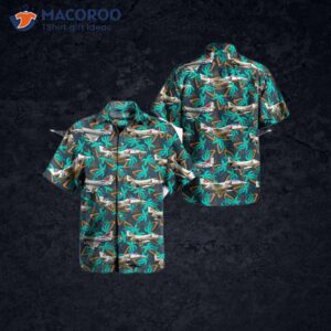 The U.s. Navy Historical Aircraft Douglas A-4 Skyhawk Hawaiian Shirt.