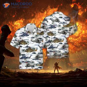 The U.s. Navy Kaman Sh-2 Seasprite Hawaiian Shirt.