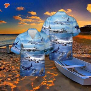 The U.s. Navy Lockheed P-2 Neptune Hawaiian Shirt.