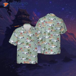 The U.s. Navy Lockheed S-3 Viking Of Vs-32 “maulers” Hawaiian Shirt