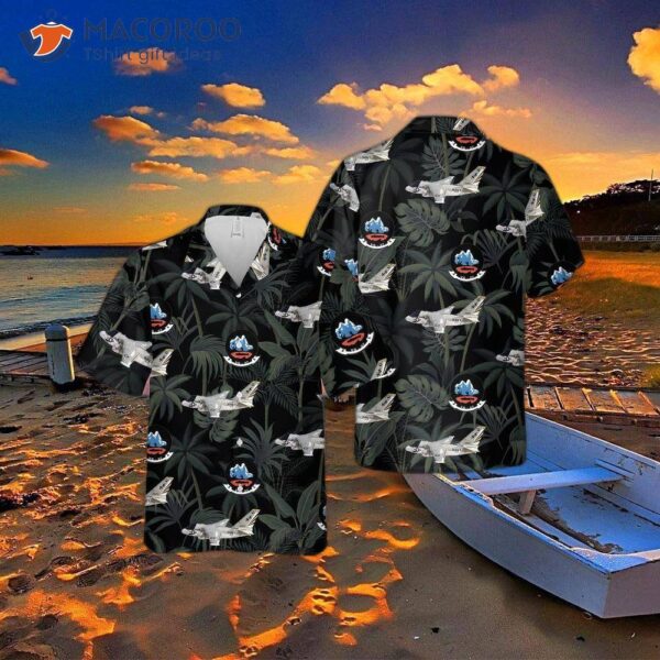 The U.s. Navy Lockheed S-3 Viking Of Vs-37 Hawaiian Shirt