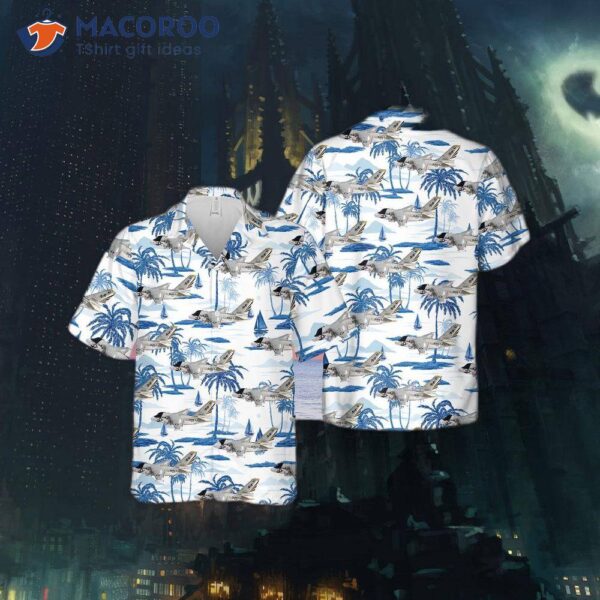 The U.s. Navy Lockheed S-3 Viking Of Vs-37 Hawaiian Shirt