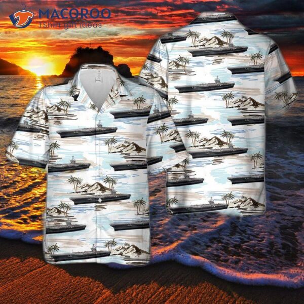 The U.s. Navy Nimitz-class Aircraft Carrier Hawaiian Shirt.