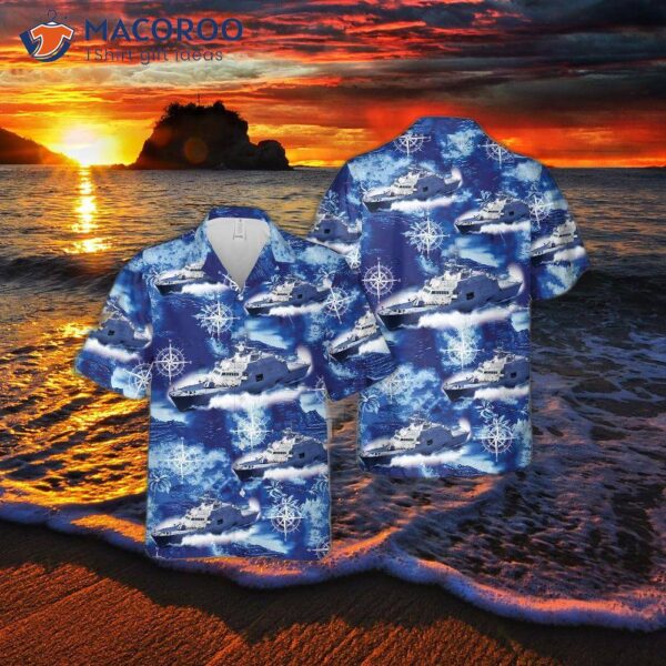 The U.s. Navy’s Uss Detroit (lcs-7) Hawaiian Shirt